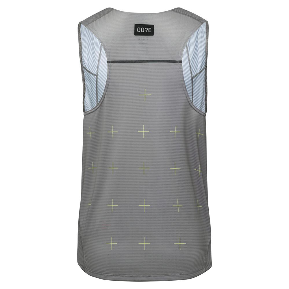 GORE Wear Contest Daily Hardloopshirt Zonder Mouwen Grijs Heren