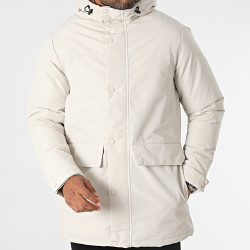 Parka Capuche Champ Beige