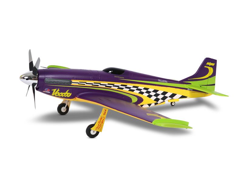 FMS Warbird Mustang P-51 Voodoo 1100 mm PNP Airrace Warbird «Voodoo» als PNP Modell mit Brushless Antrieb und EInziehfahrwerk