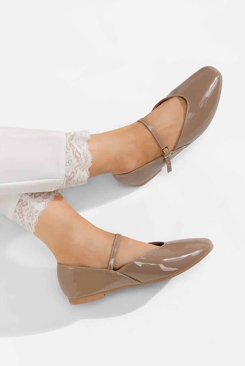 Ballerines femme kaki Cinda