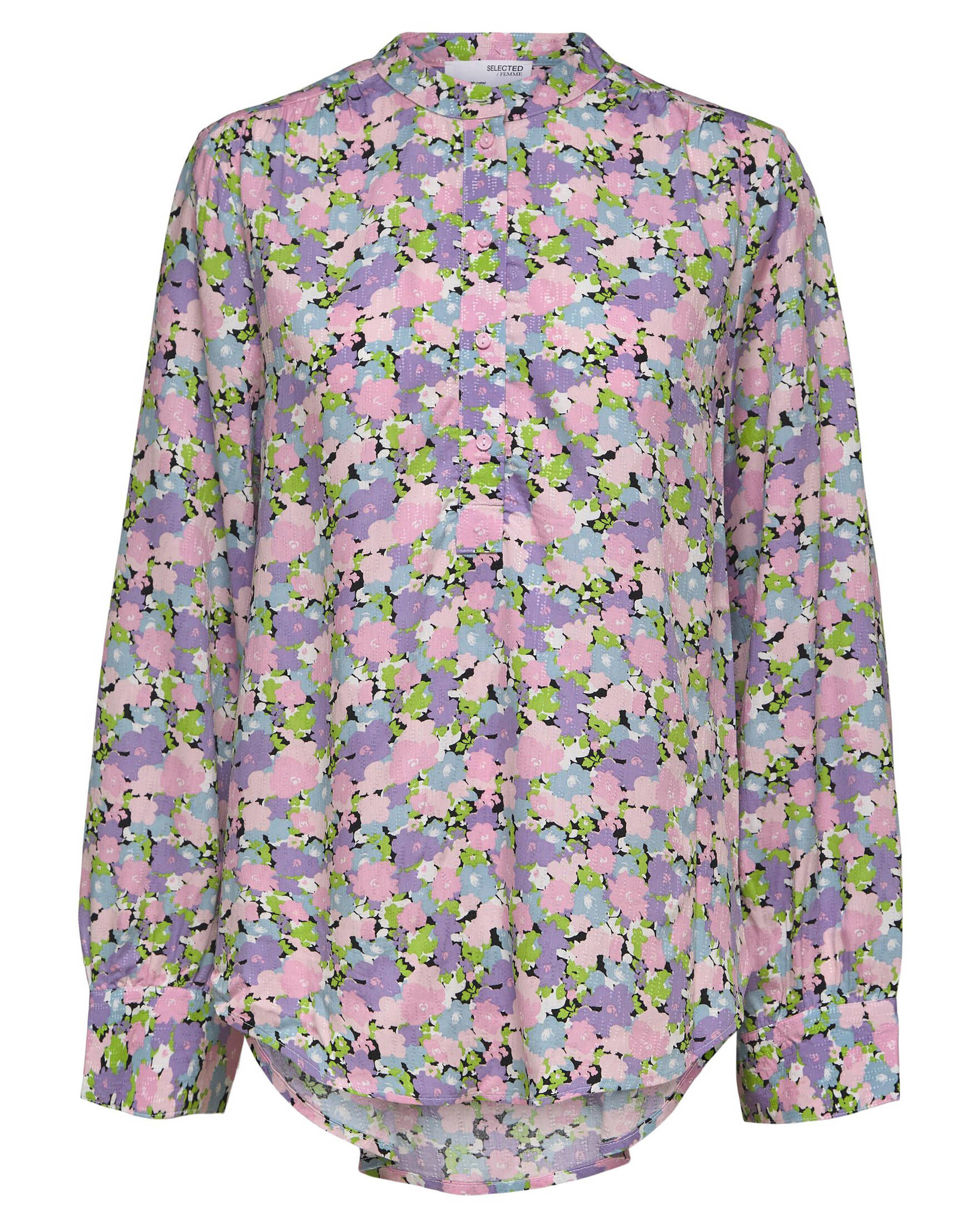 Selected Femme| Damen Bluse SLF JUDITA LS LONG TOP Langarm