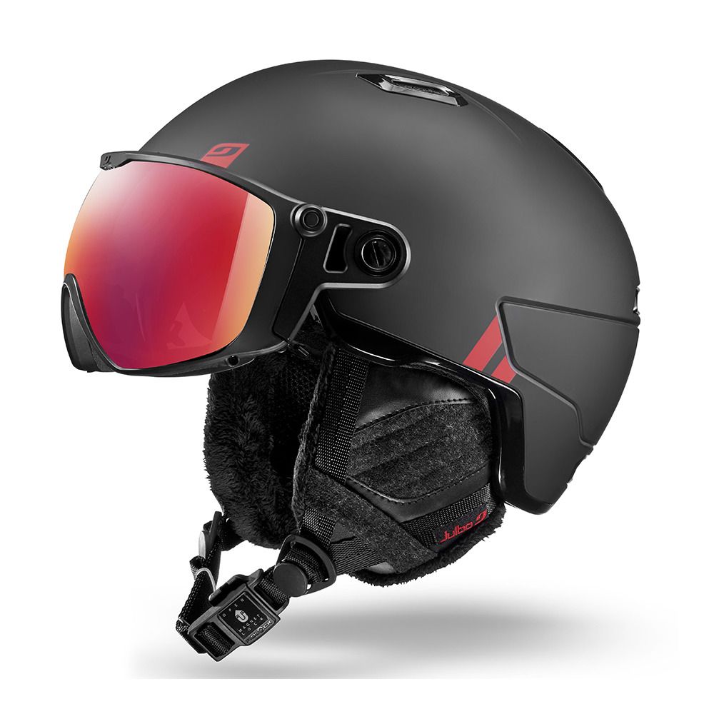 Julbo GLOBE EVO - Casque ski noir/rouge