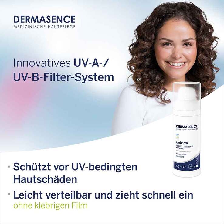 Dermasence Seborra leichte Tagespflege Creme LSF 30, 50 ml