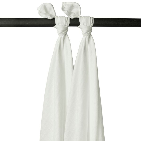 Meyco Uni Swaddle Offwhite 2 Stuks