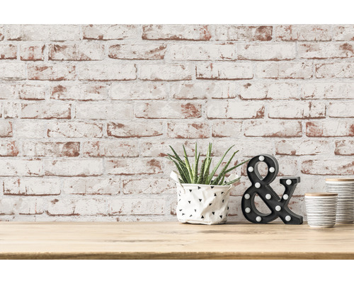 Vliesbehang 9078-13 Best of Wood'n Stone baksteenrood