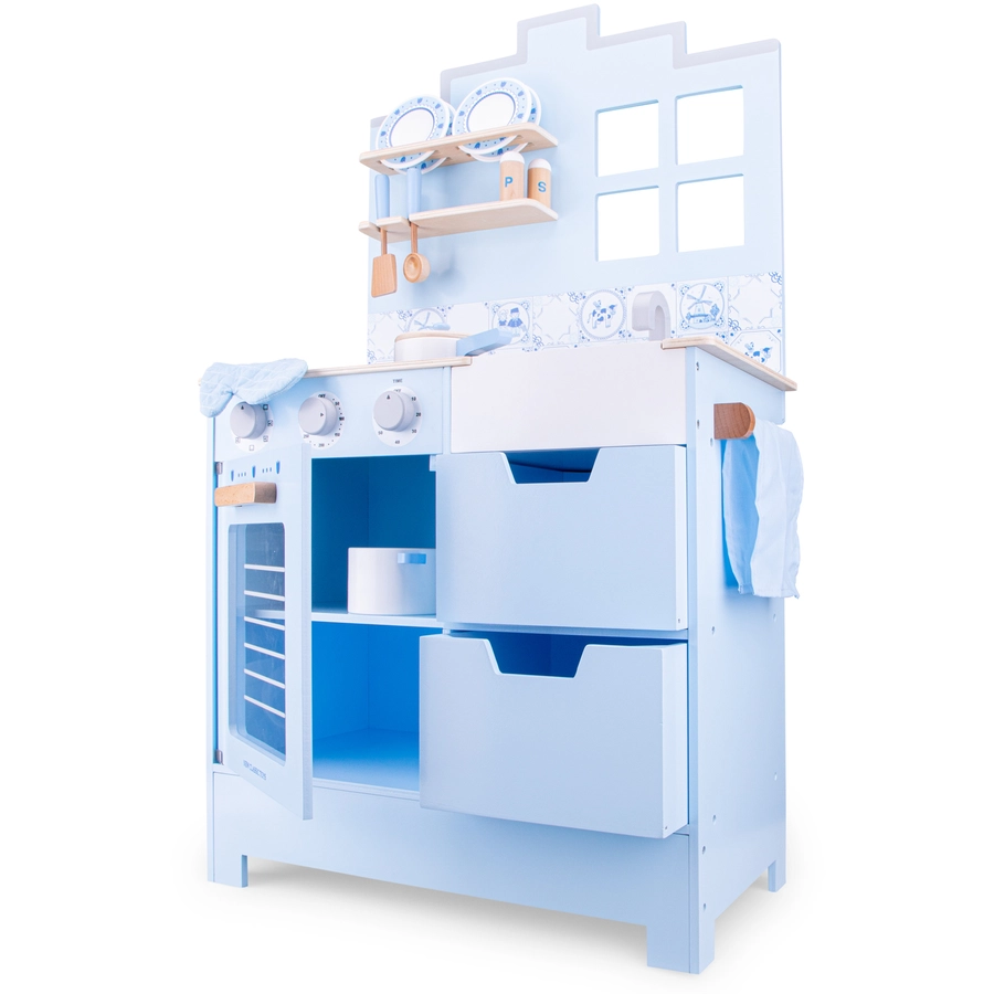 New Classic Toys Spielküche - Delfter blau