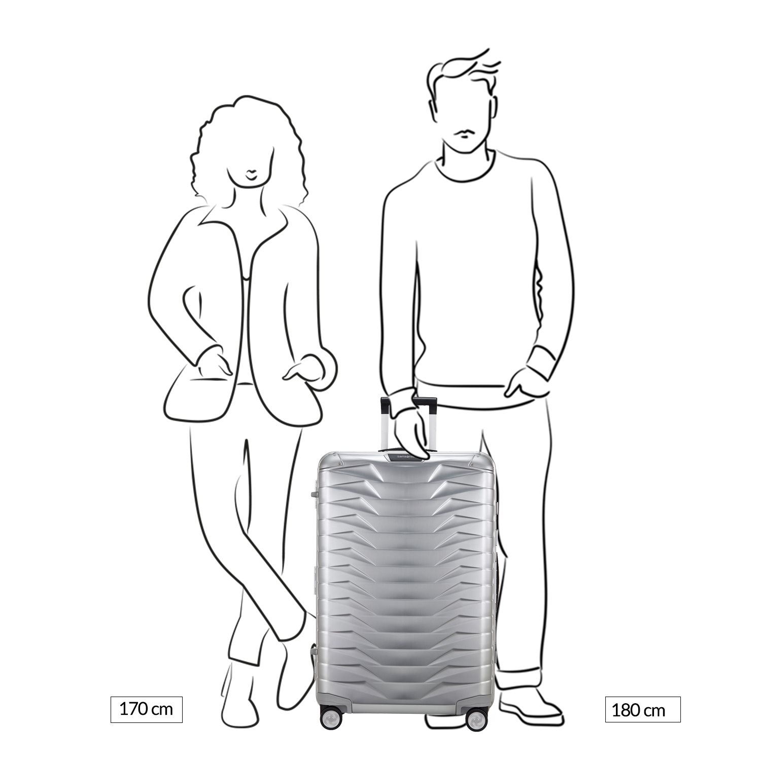 Samsonite Proxis Alu Spinner 76 aluminium