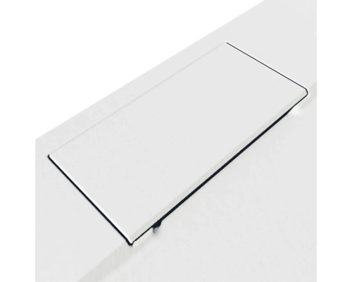 BREUER Lite-Line Express Q72 douchebak, 80 x 80 x 2,6 cm, wit mat, 1416011000014