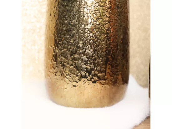 Vase en céramique doré 16.5 x 45 cm