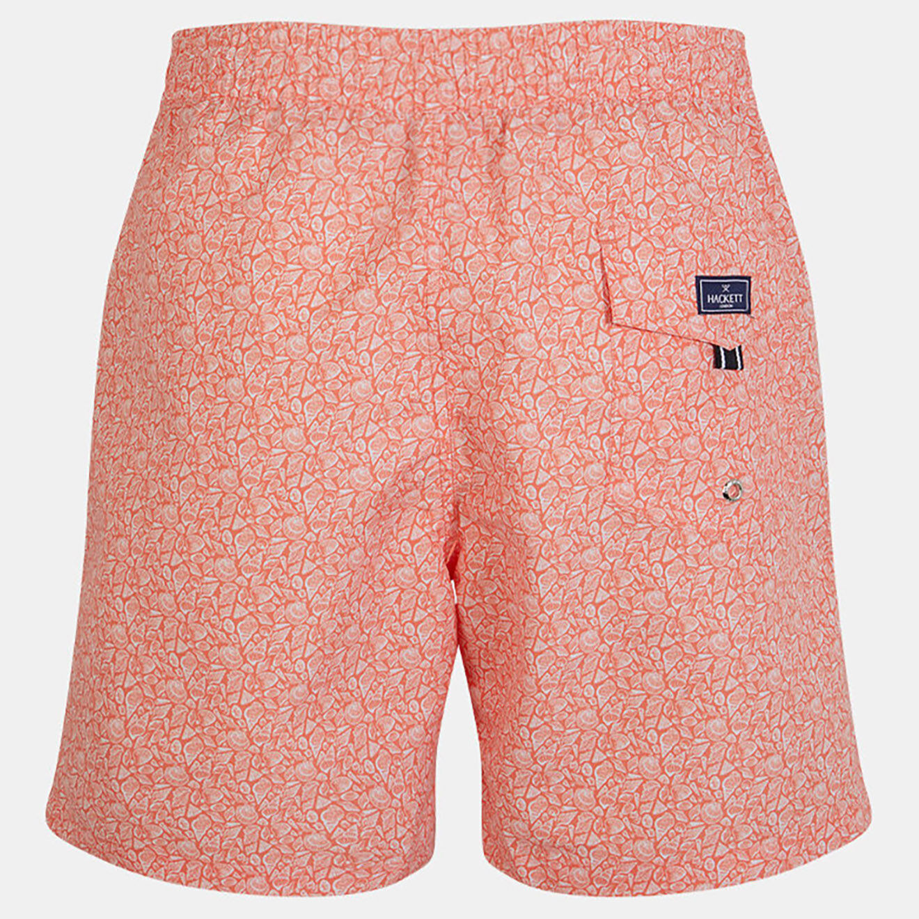 Hackett London Maillot de Bain imprimé coquillage orange