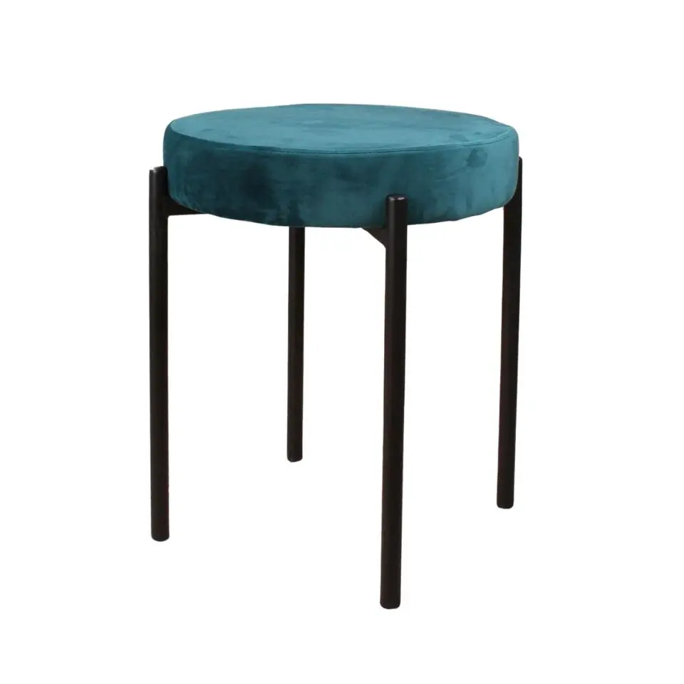 DS4U - Mika velvet kruk petrol