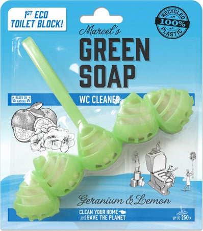 Marcel's Green Soap toiletblok Geranium en Lemon