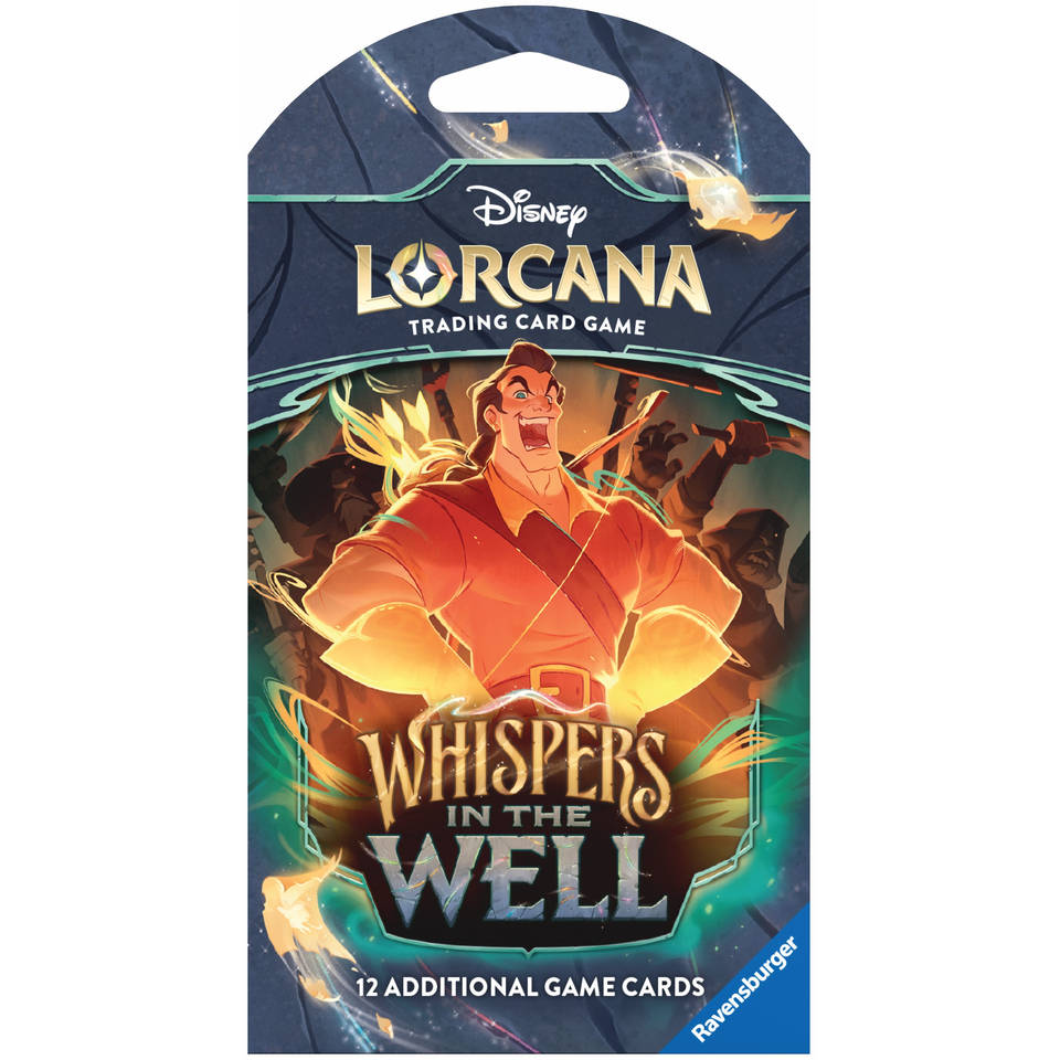 Disney Lorcana TCG Whispers in the Well sleeved booster