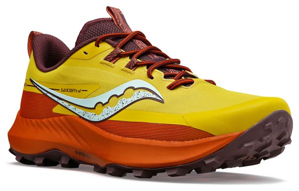 Chaussures de Trail Femme Saucony Peregrine 13 Jaune Orange