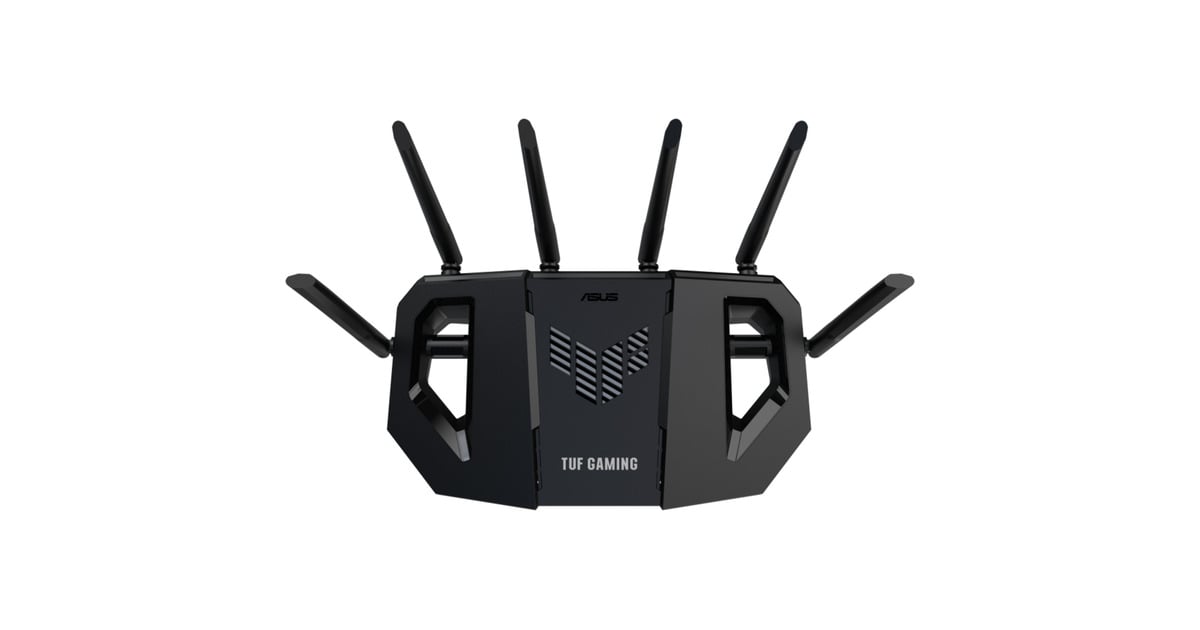 ASUSTUF Gaming BE6500 router  (Zwart, AiMesh)