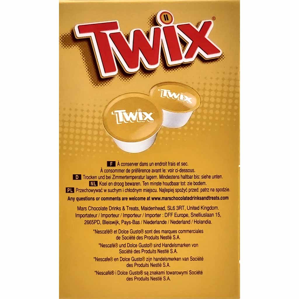 Twix Dolce Gusto Kapseln 8 Tassen 120g MHD:30.1.26