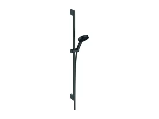 Set de douche 105 3jet Relaxation avec barre C 90 cm noir mat Hansgrohe Pulsify Select