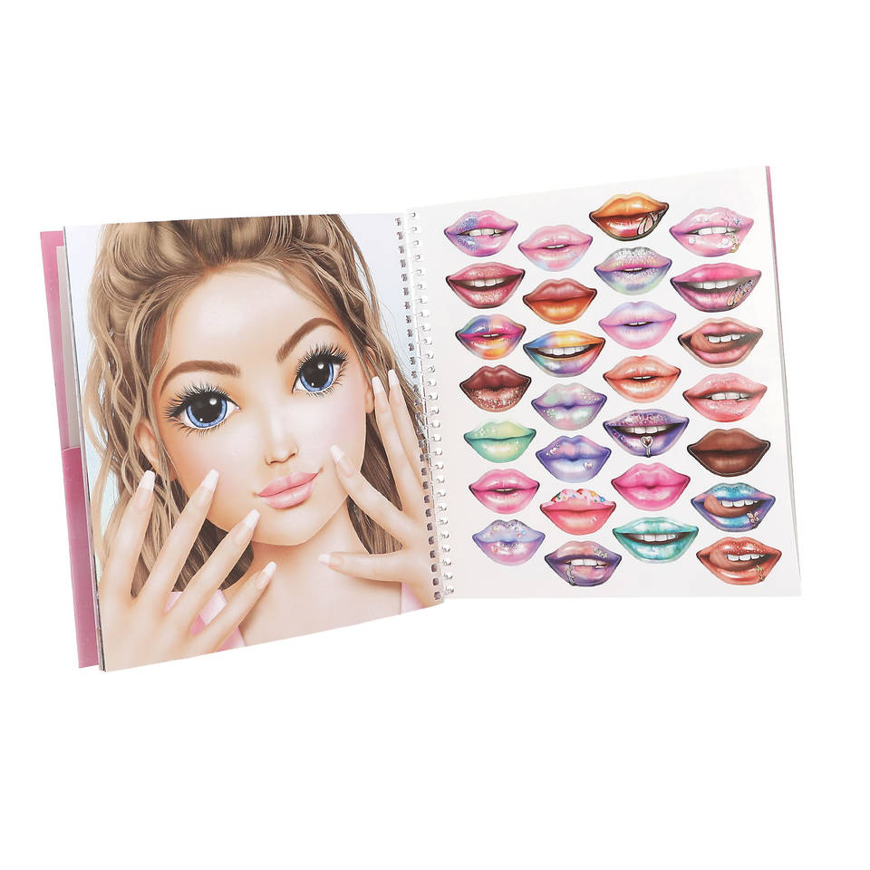 TOPModel Dress Me Up Face stickerboek