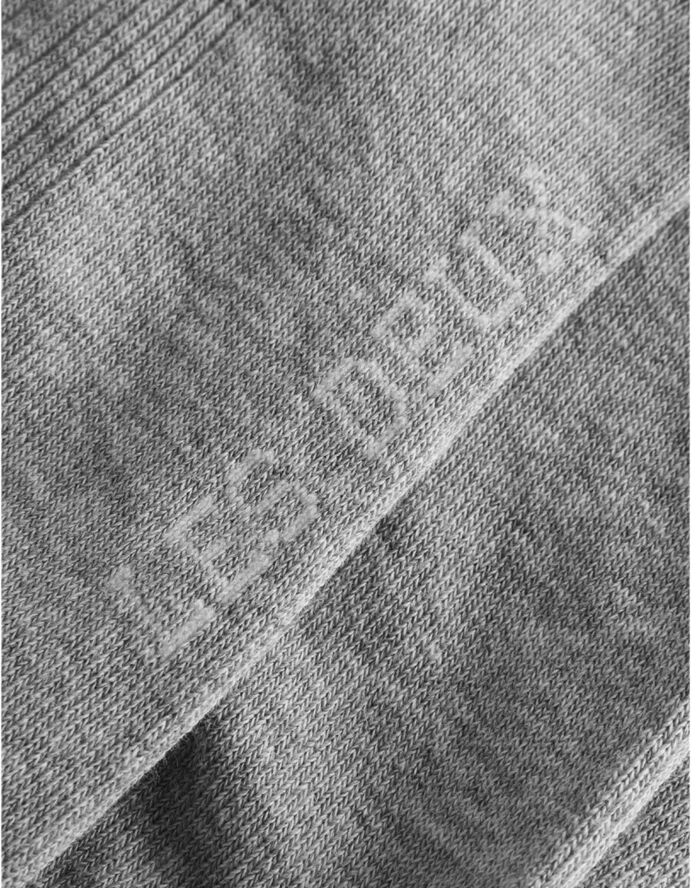 Les Deux Les Deux Vertigo 2-Pack Rib Socks Light grey melange/white