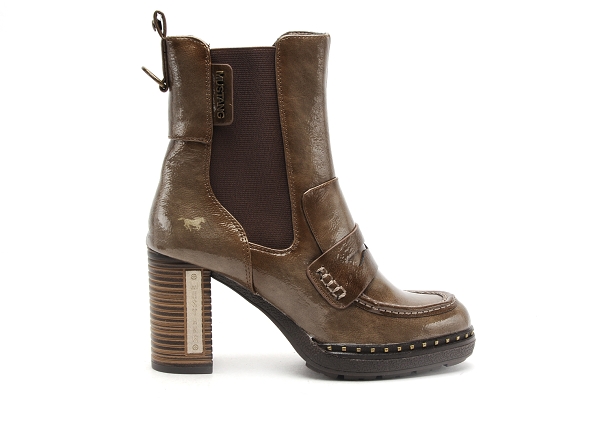 Mustang boots bottine talons femme 1336511 marron