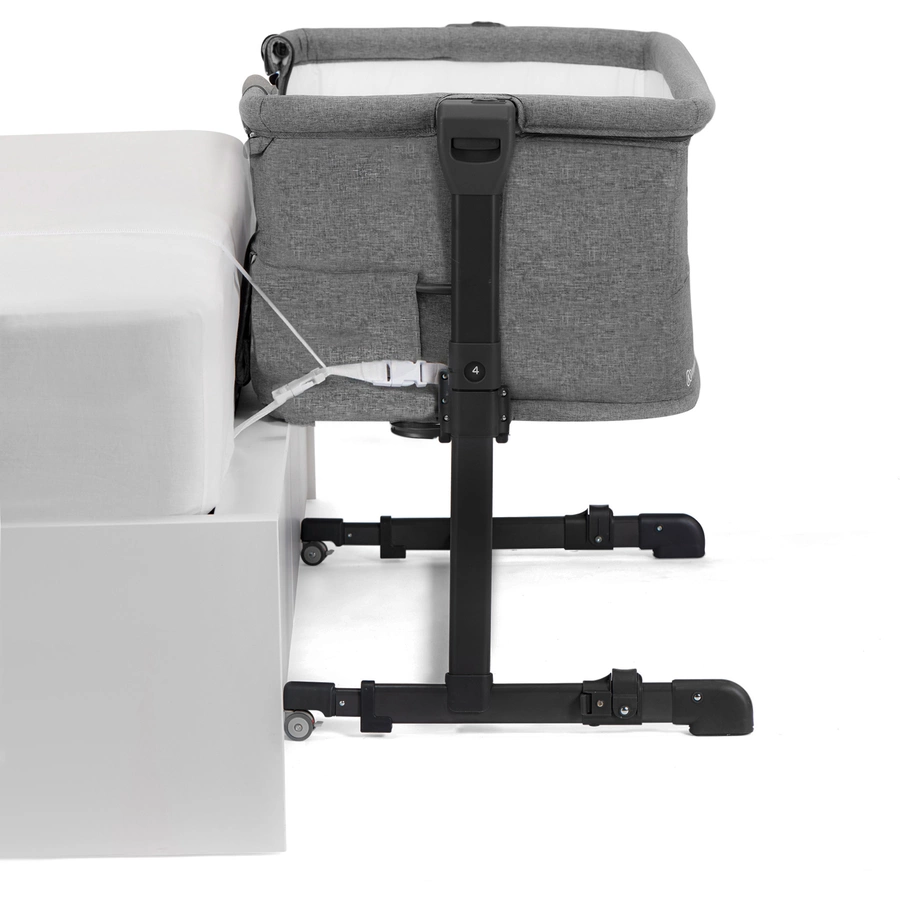 Kinderkraft Beistellbett NESTE GROW dark gray