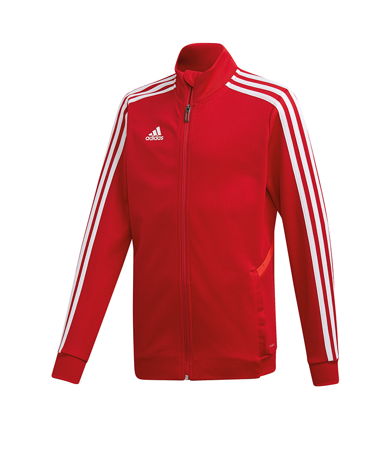 adidas Tiro 19 Trainingsjacke Kids Rot Weiss
