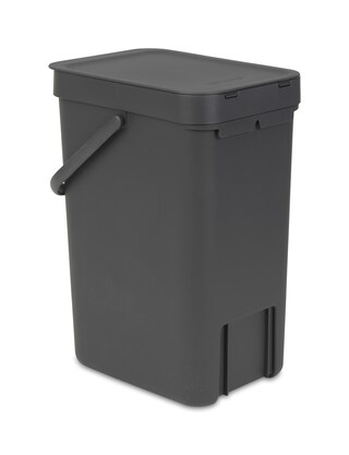 brabantia Abfalleimer SORT & GO 12 Liter Dark Grey