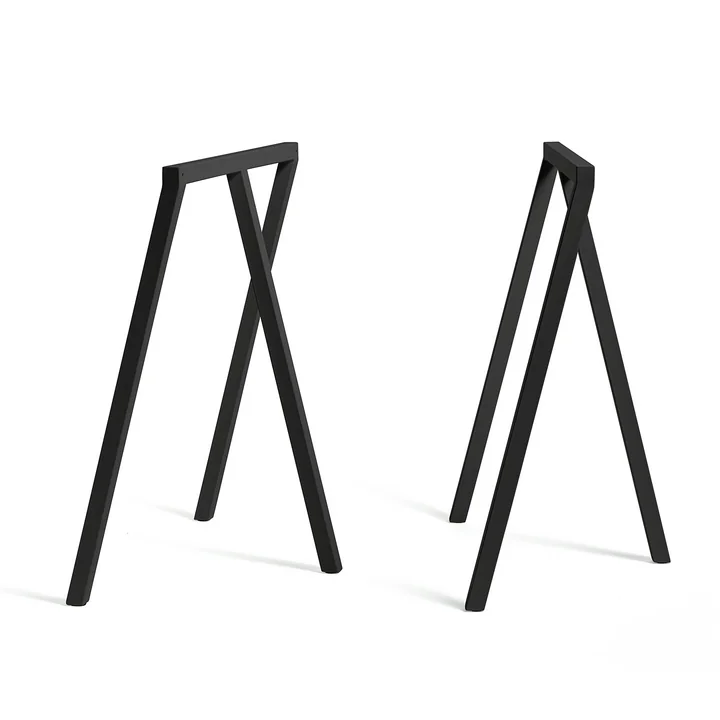 HAY - Loop Tischböcke Stand Frame, schwarz (2 Stück)