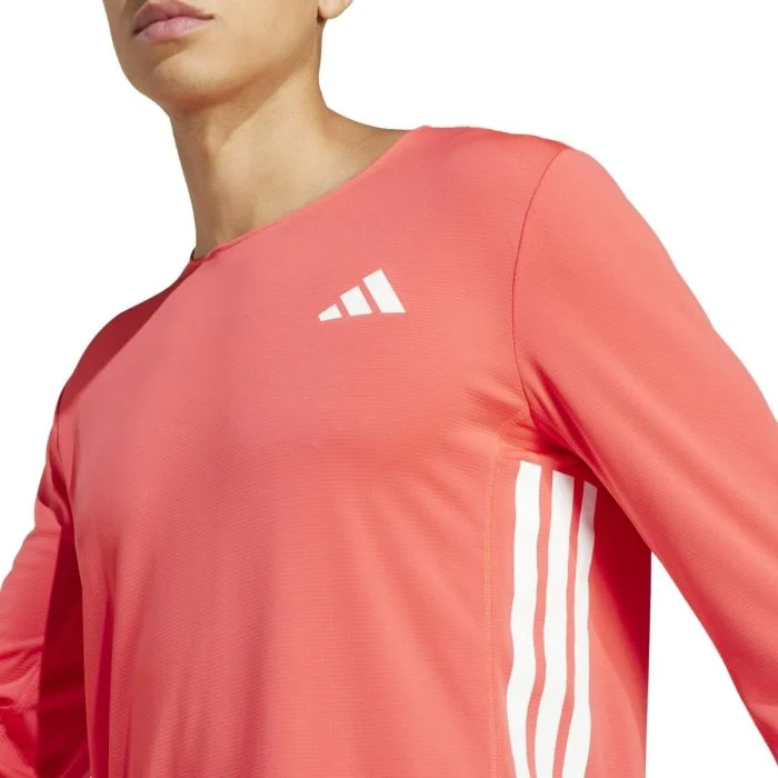 adidas Herre T-shirts Adizero L LS Tee Rød