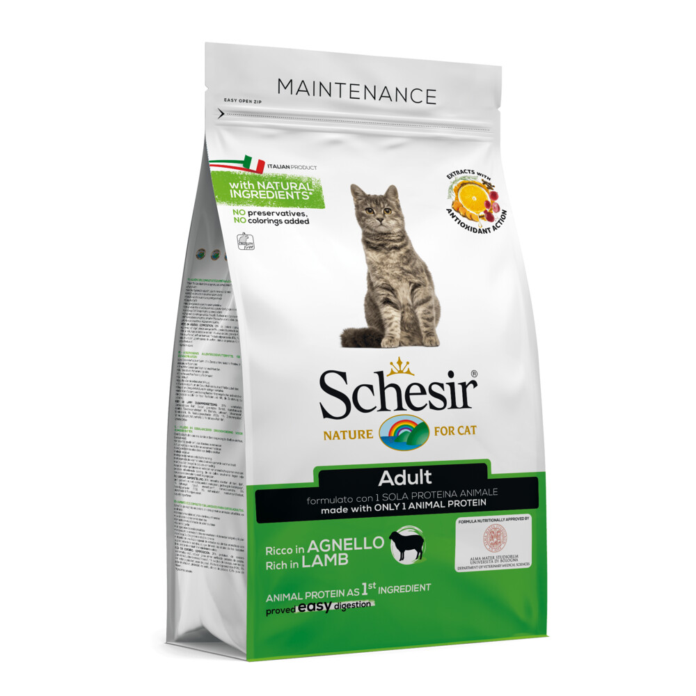 Schesir Kattenvoer Dry Maintenance Lam400 gr
