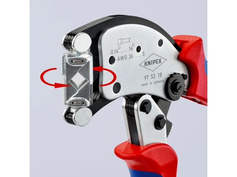 KNIPEX Twistor 16 - Krimpudstyr