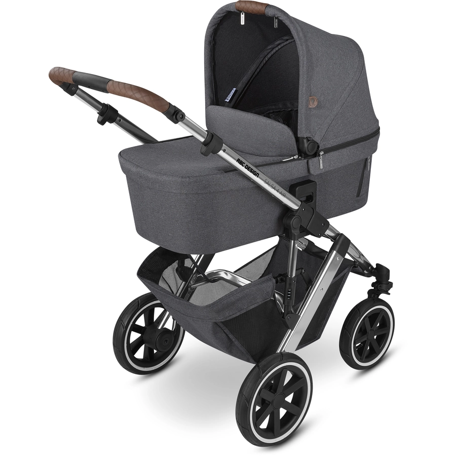 ABC DESIGN Kombikinderwagen Salsa 4 Air Asphalt Kollektion 2024