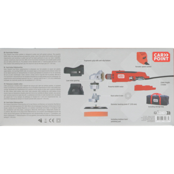 Carpoint polijstmachine dual action 650 watt