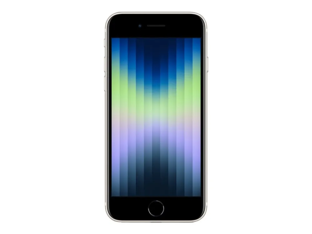 Apple iPhone SE (3rd generation) - 5G smartphone - dual-SIM / Intern hukommelse 128 GB - LCD-skærm - 4.7