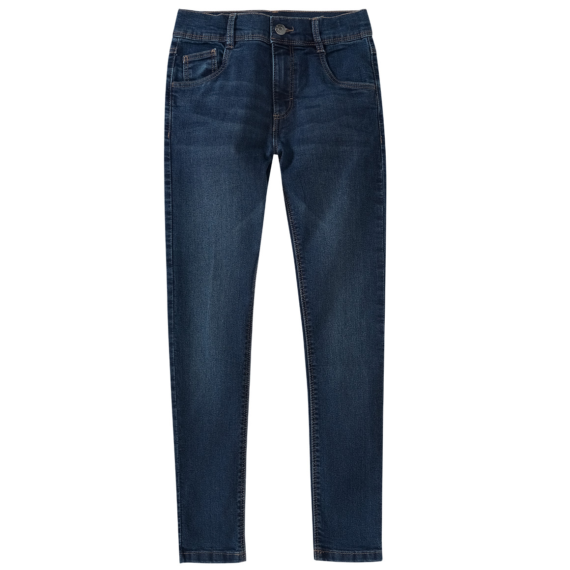 Famy 2 Jungen Skinny-Jeans im 5-Pocket-Style hellblau / dunkelblau