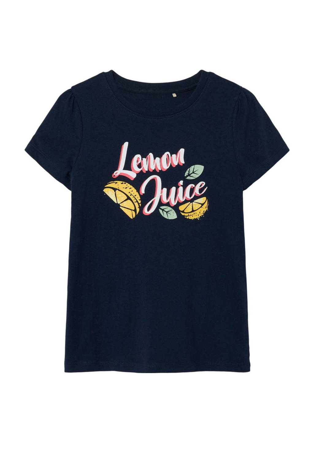 NAME IT T-shirt NKFVIBEKE met printopdruk donkerblauw