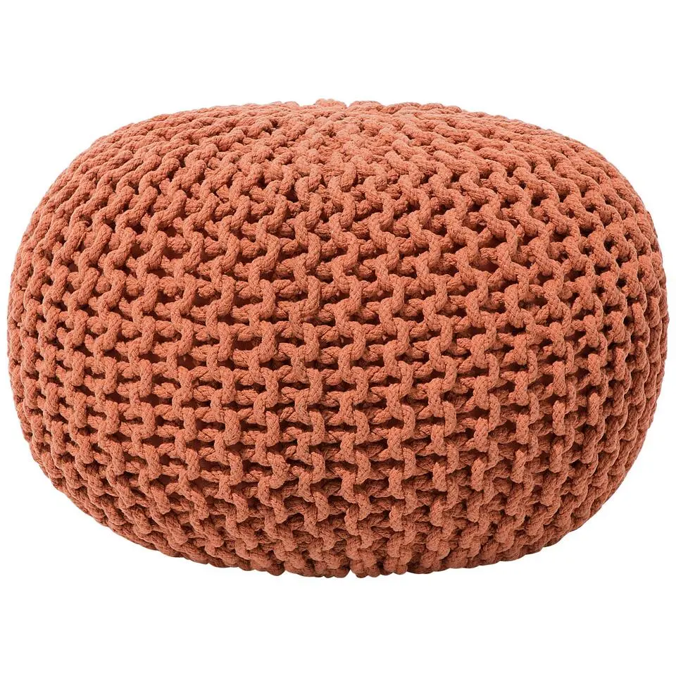 CONRAD - Poef - Koper - 50 cm - Katoen