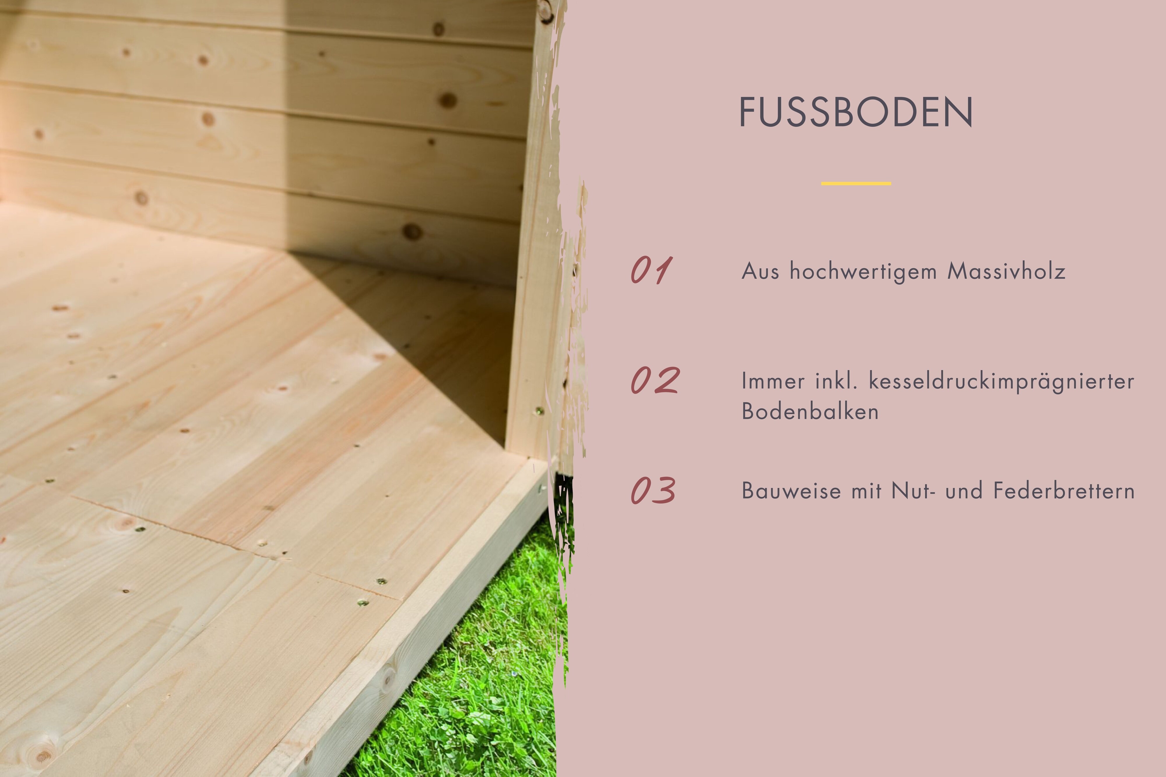 Karibu 73 mm Saunahaus Lejana inkl. Saunaofen mit eingebauter Steuerung 9 kW naturbelassen oder schwarz