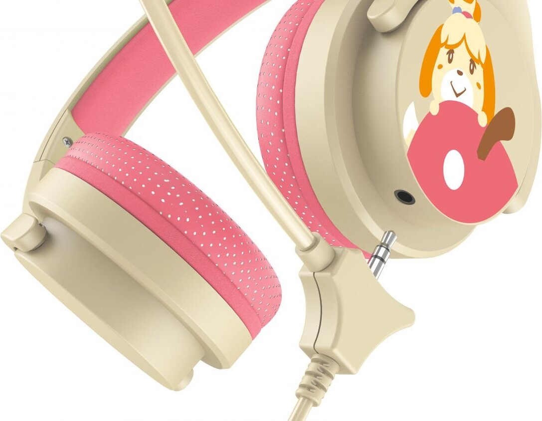 Animal Crossing - Hovedtelefoner Til Børn - Otl - Pink Beige