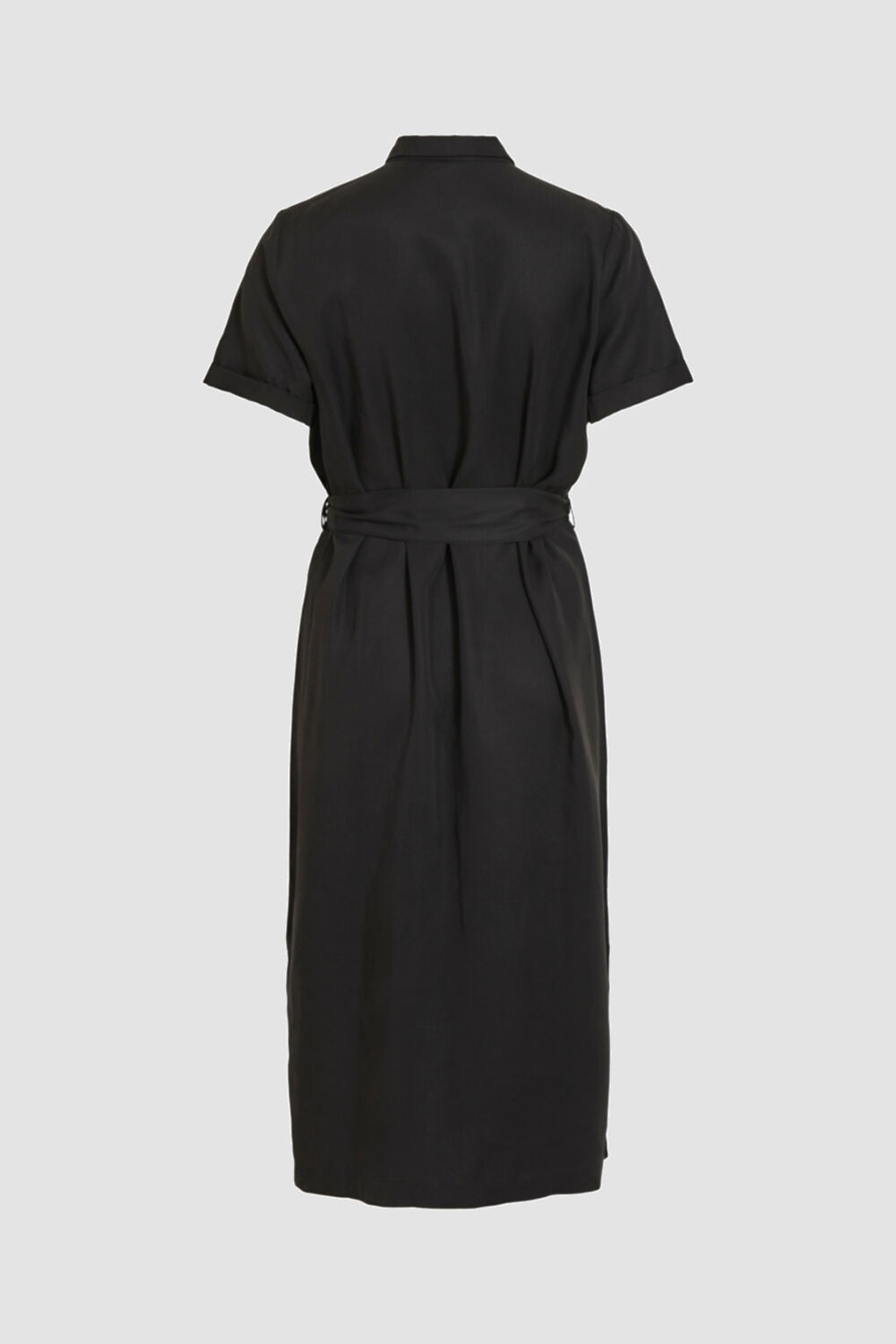 Vestido camisa grande - Preto