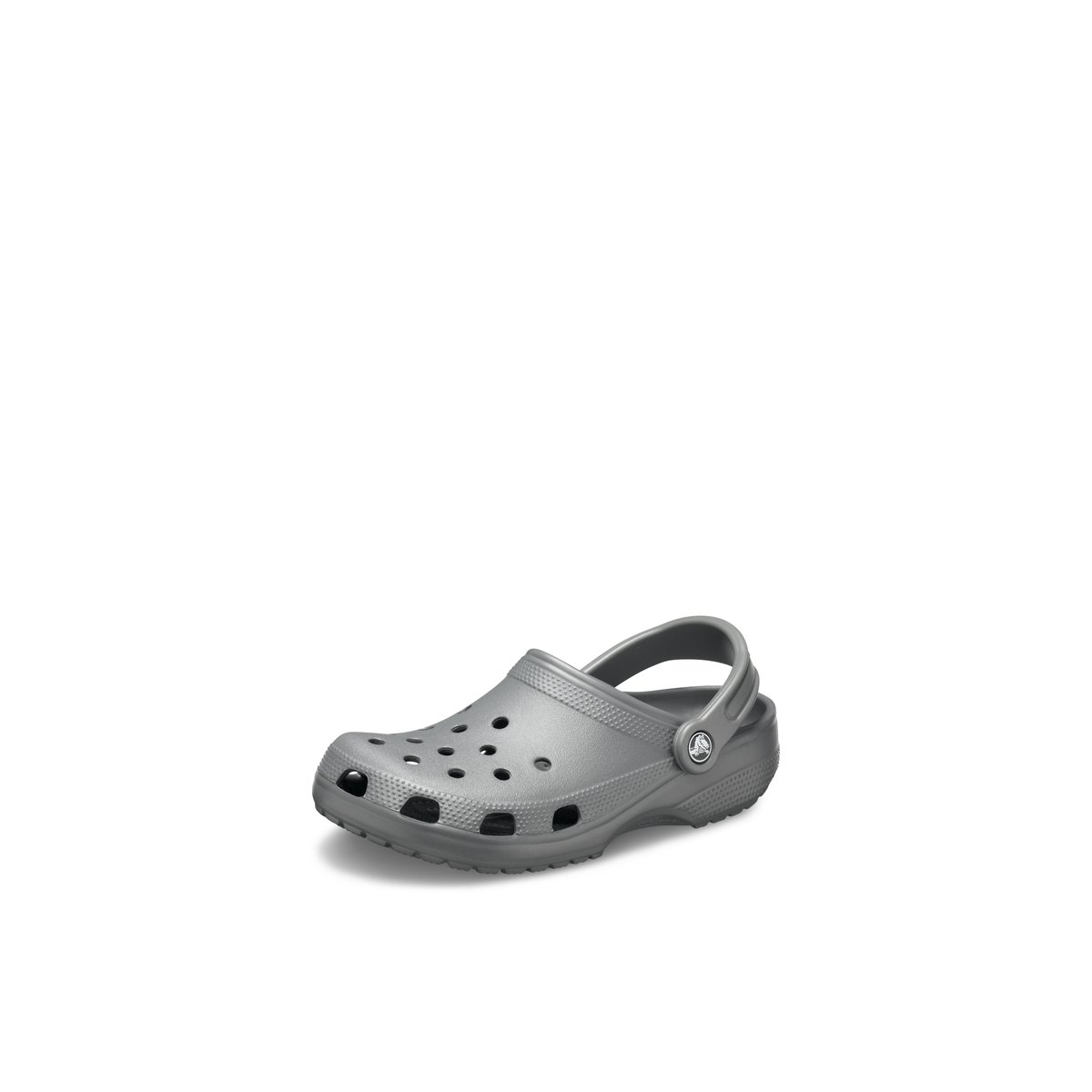 CROCS-Classic-m-Sabot d'eau - Talon plat - Gris