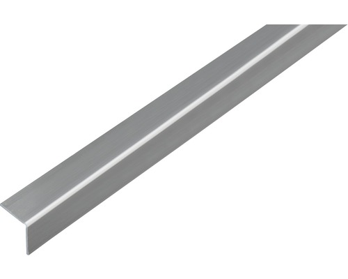PVC hoekprofiel met RVS-look, zelfklevend, 20x20x1,5 mm, 1 m