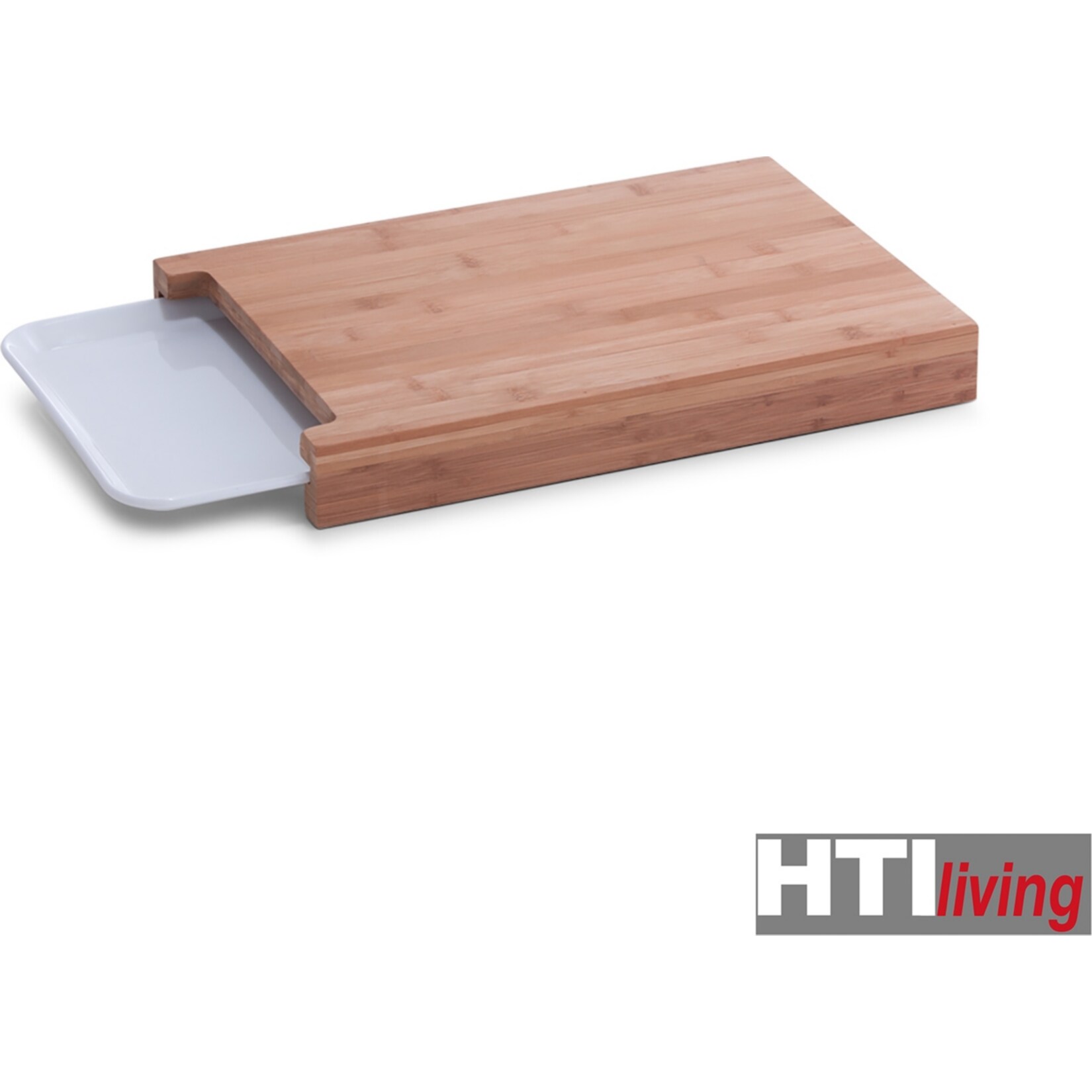 neuetischkultur Schneidebrett mit Tablett Holz, Kunststoff
