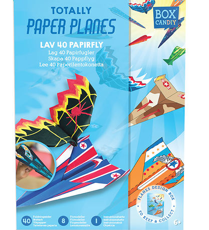 Box Candiy Kreatives Spielset - Låg 40 Papierflieger - Totally P
