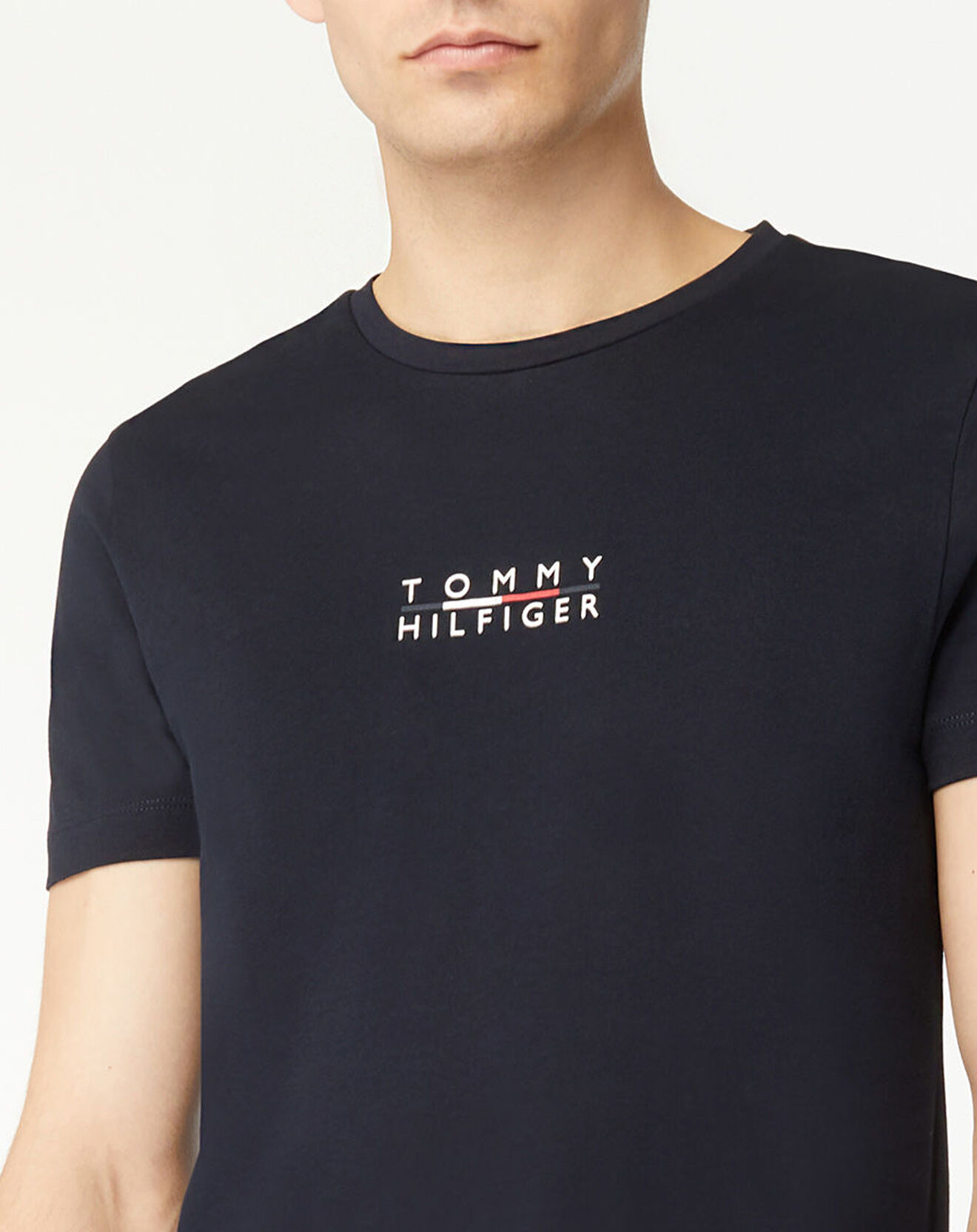 Tommy Hilfiger T-Shirt Square Logo bleu marine