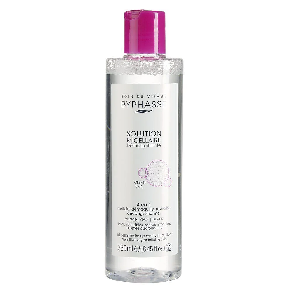Solution démaquillante micellaire 4en1 peaux sensibles 250ml