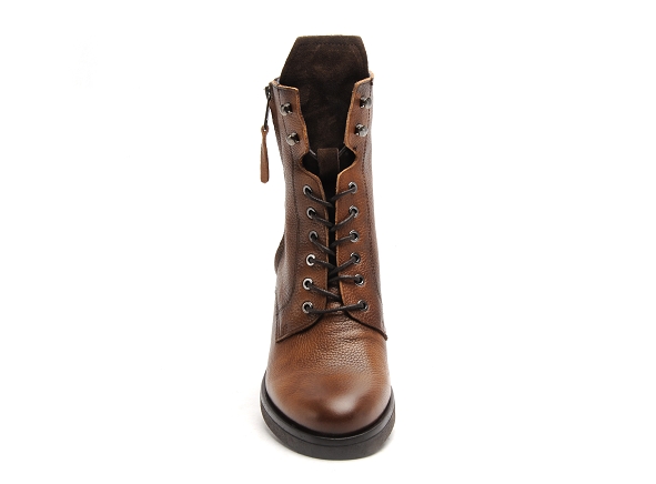 Dorking boots bottine talons femme d8325 marron
