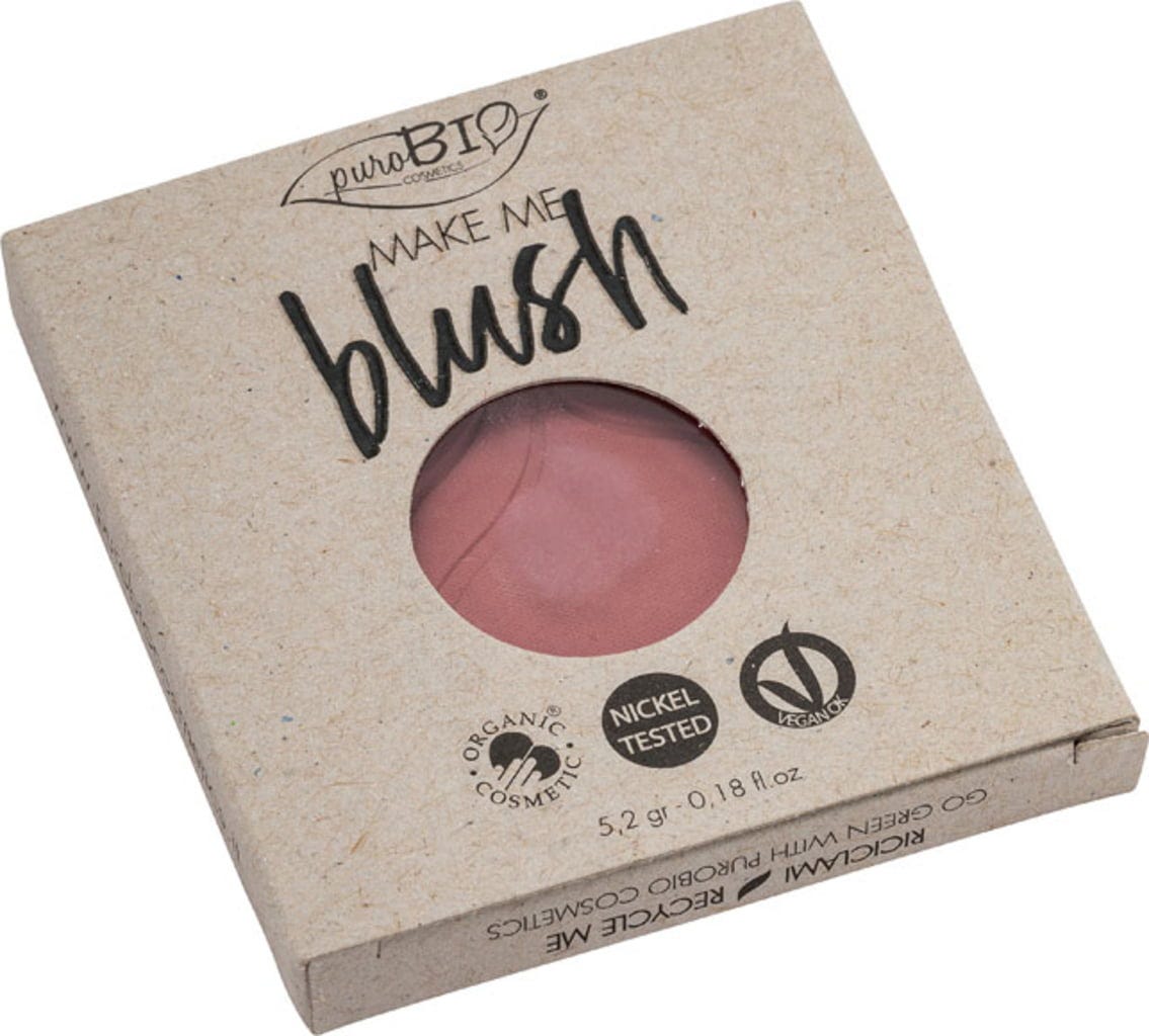 puroBIO cosmetics  Compact Blush REFILL, 06 Kirschblüte (5,20 g)