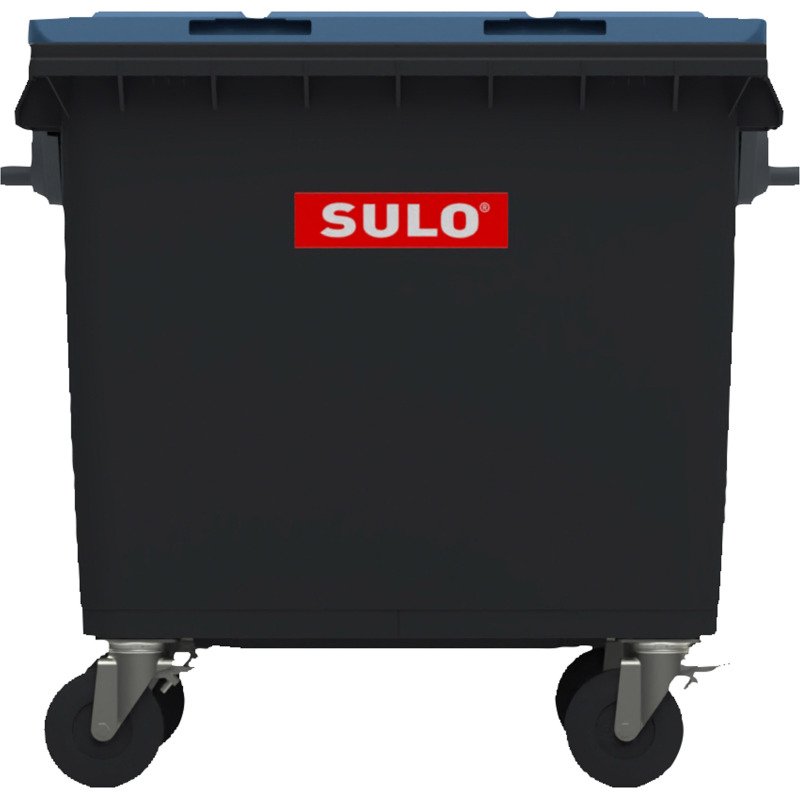 Conteneur à déchets 4 roues 1000 litres extérieur