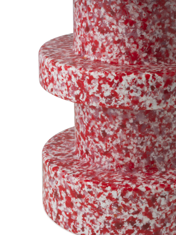 Normann Copenhagen Bit Stool Stack bijzettafel wit